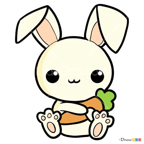 easter bunny drawings cute easy